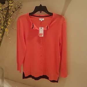 Crown & Ivy Essential Signature Cardigan, NWT